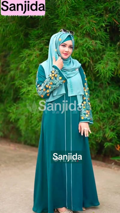 প্রিমিয়াম দুবাই চেরি বোরকা - Image 2