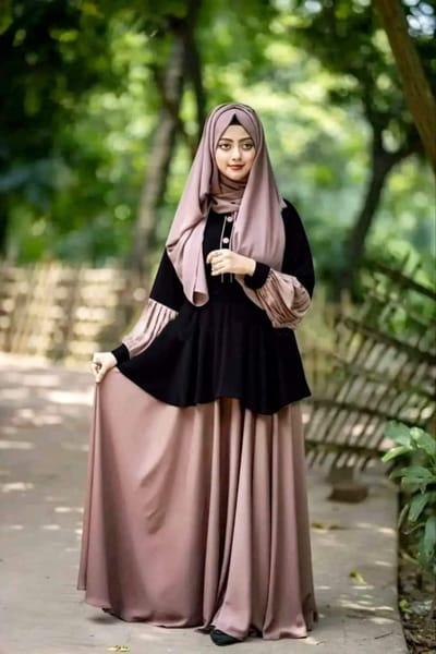 প্রিমিয়াম দুবাই চেরি বোরকা - Image 6