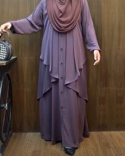 প্রিমিয়াম দুবাই চেরি বোরকা - Image 2