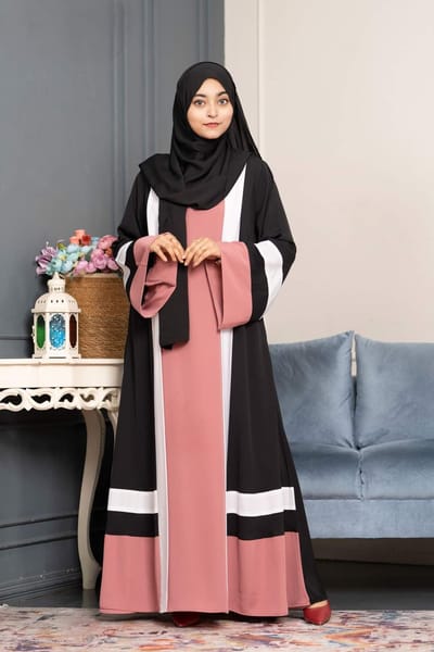 প্রিমিয়াম দুবাই চেরি বোরকা - Image 4