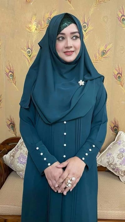 প্রিমিয়াম দুবাই চেরি বোরকা - Image 6