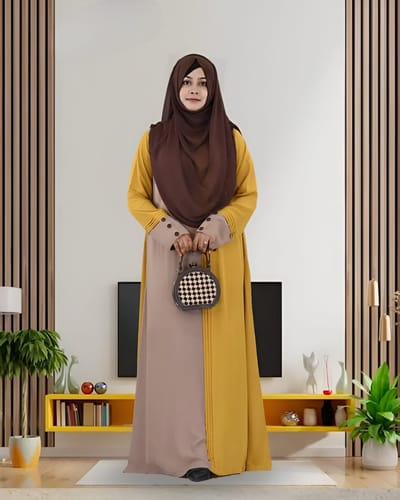 প্রিমিয়াম দুবাই চেরি বোরকা - Image 7