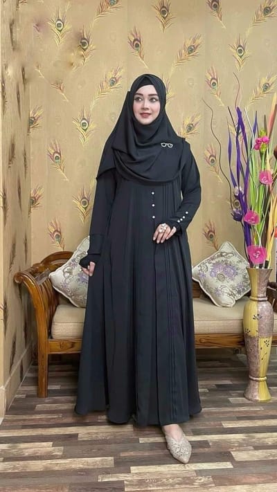 প্রিমিয়াম দুবাই চেরি বোরকা - Image 8