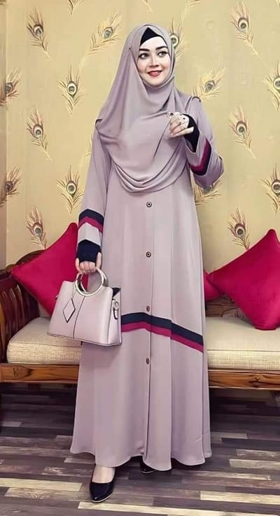 প্রিমিয়াম দুবাই চেরি বোরকা - Image 9