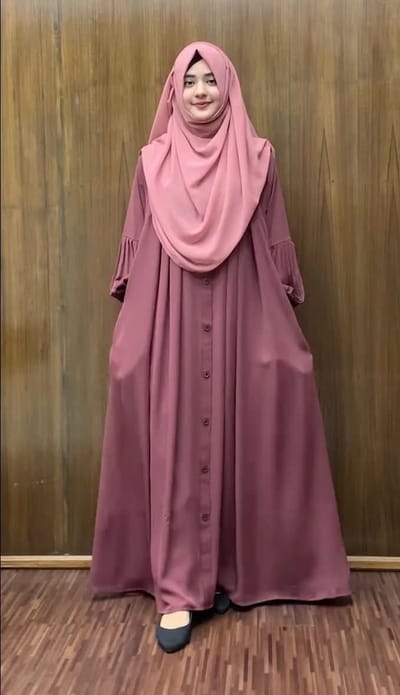 প্রিমিয়াম দুবাই চেরি বোরকা - Image 2