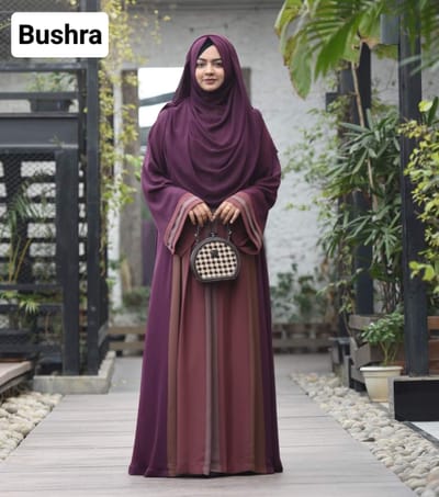 প্রিমিয়াম দুবাই চেরি বোরকা - Image 10