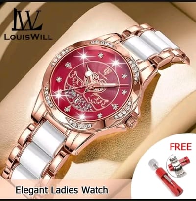 LouisWill Fashion Women Quartzmovement Wrist Watch...