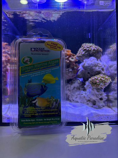 Seaweed Selects – Green Marine Algae-30g (with feeing clip)