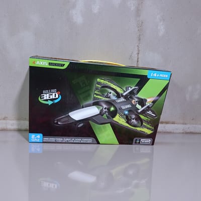 4-Axis RC Aircraft Drone – Rolling 360° Stunt Plane with Remote & Wrist Control