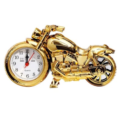 Classic Motorcycle Style Alarm Clock – Cool Desk Ornament & Unique Gift Idea