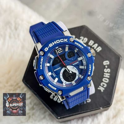 G-Shock || AA 2 Timer Display | Blue white accent