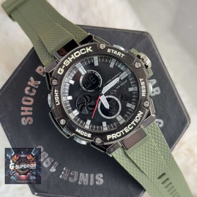 G-Shock || AA Grade || Green Belt black dial 2