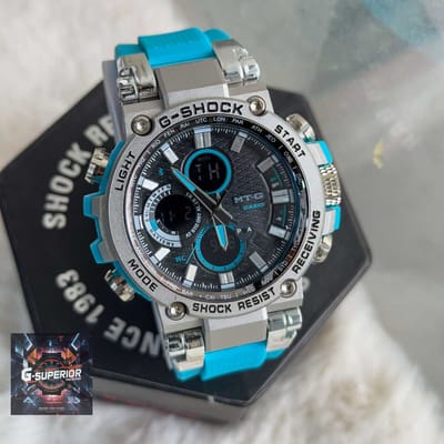 G-Shock || AA Grade || Future design | Tiffany Belt silver body