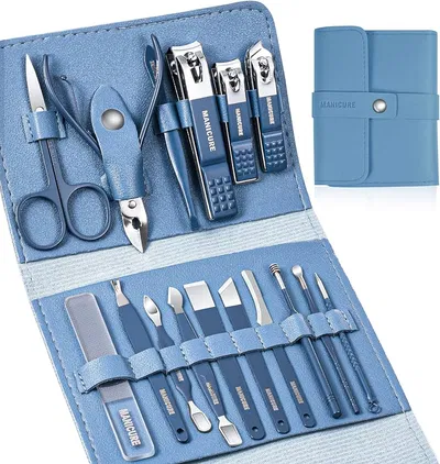 16Pcs Manicure Set Stainless Steel Nail
