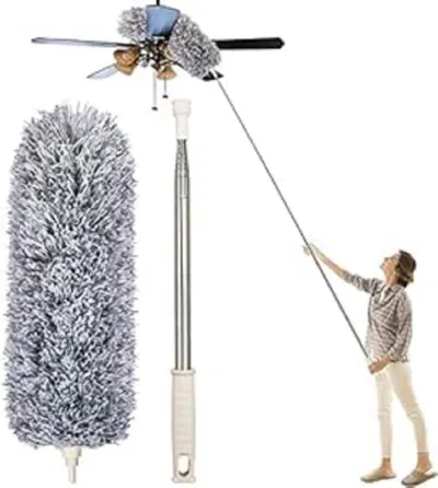 Fan Cleaner Brush with Long Rod