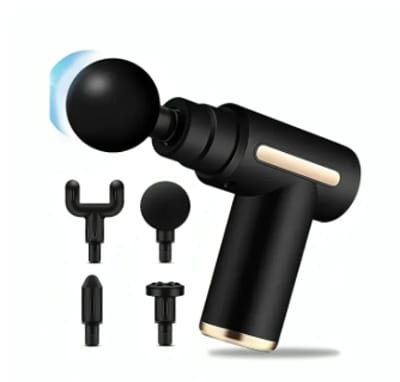 Mini Electric Massage Gun Portable Deep Tissue Massage Gun - Pain Relief USB Rechargeable Body Massager