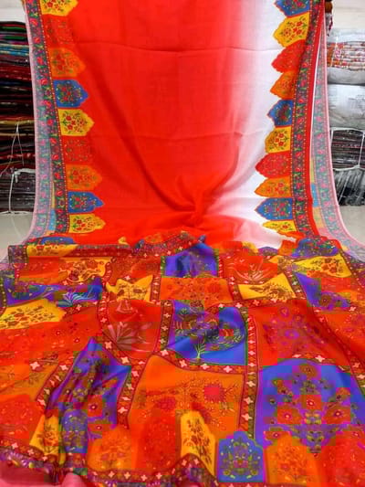 চান্দুরি সিল্ক শাড়ি - Image 2