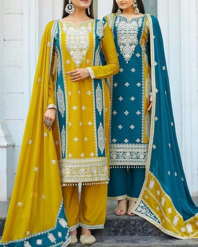 Indian Moslin Ambrodari 3 pieces - Image 1