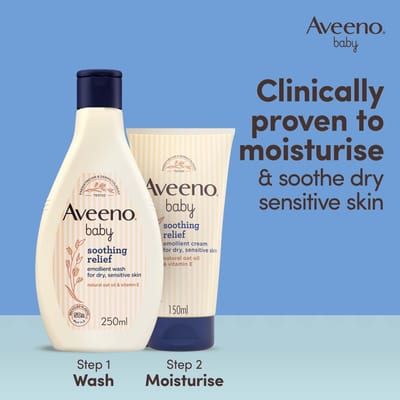 Aveeno Baby Soothing Relief Moisture Cream- 150ml - Image 3