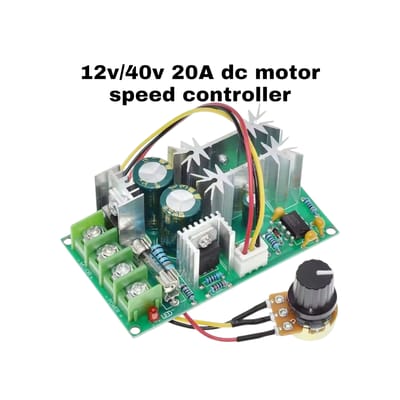 12V–60V 20A PWM DC Motor Speed Controller | CVT Speed Switch Module | Compatible with 775 Motor S0301