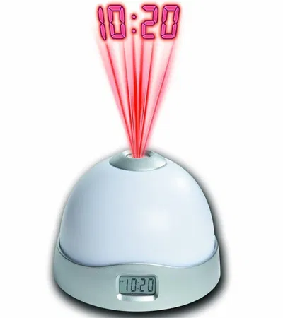 Colorful Projection Clock Star Sky Night Light