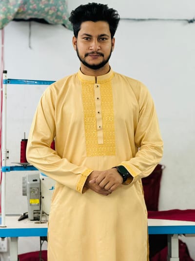 Sequence Embroidery Panjabi - Image 2