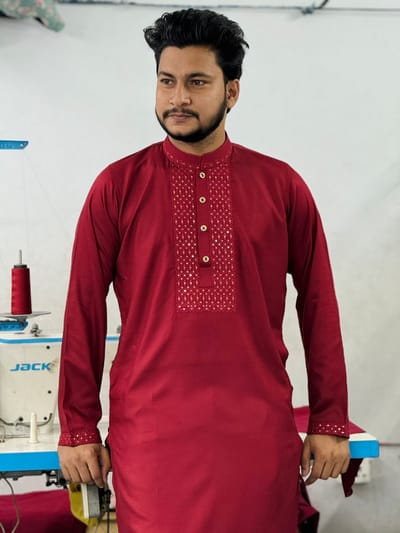 Sequence Embroidery Panjabi - Image 3