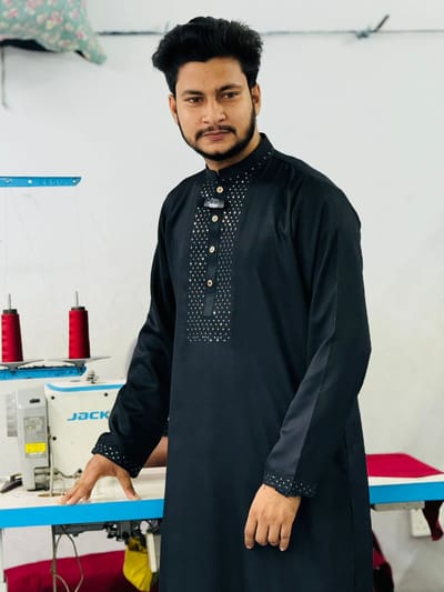 Sequence Embroidery Panjabi - Image 4