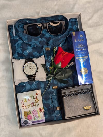 প্রিন্ট পাঞ্জাবি কম্বো সেট - Image 1