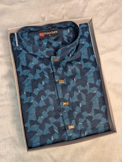 কটন প্রিন্ট পাঞ্জাবি - Image 3