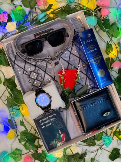 প্রিমিয়াম পাঞ্জাবি কম্বো সেট - Image 3