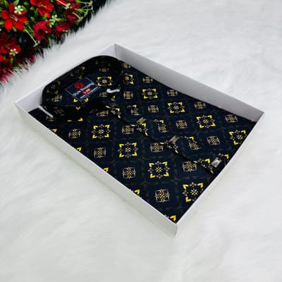 কটন প্রিন্ট পাঞ্জাবি - Image 1