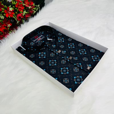 কটন প্রিন্ট পাঞ্জাবি - Image 2