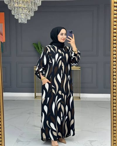 দুবাই চেরি বোরকা (শুধু বোরকা) - Image 3