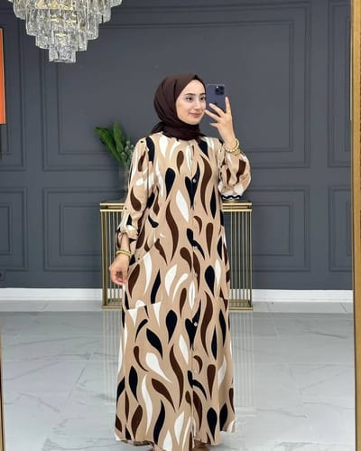 দুবাই চেরি বোরকা (শুধু বোরকা) - Image 4