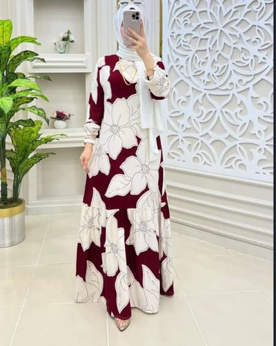 দুবাই চেরি বোরকা (শুধু বোরকা) - Image 5