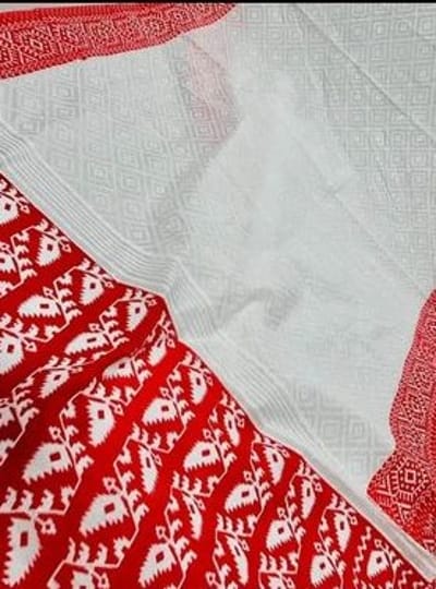 উন্নত মানের হাফ সিল্ক শাড়ি - Image 7