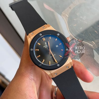 Hublot Fusion Silicon | Gold Black