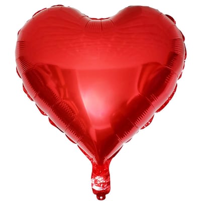 18inch Foil Heart Balloons No Air / No Helium