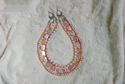 Pearl 3 Layer Necklace