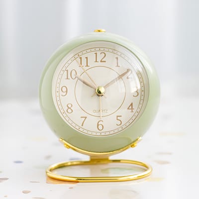 Premium Metal Silent Alarm Clock