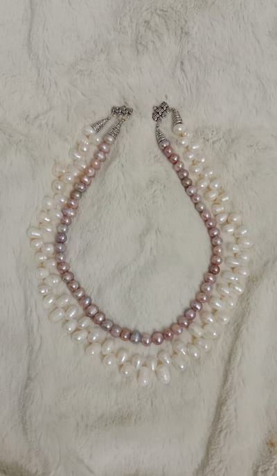 Exclusive Pearl 2 Layer necklace