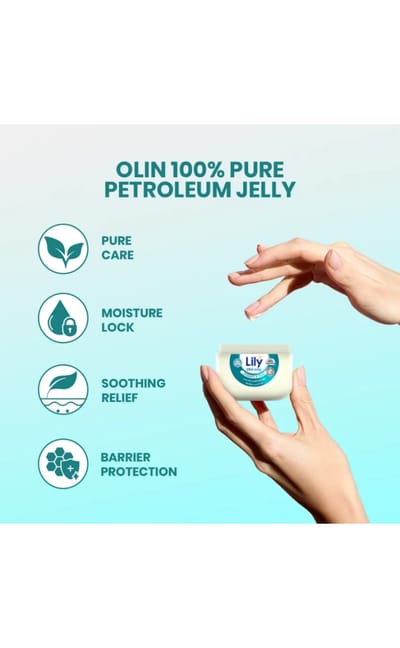 Lily Olin Petroleum Jelly 100% Pure 100ml - Image 2