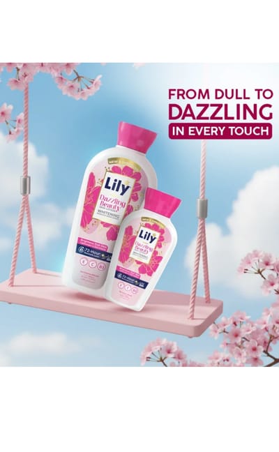 Lily Dazzling Beauty Whitening Skin Lotion 200ml - Image 3