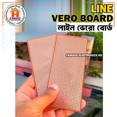 1PCS - Veroboard Normal Line 14.5×6.5cm Stripboard PCB Printed Circuit Board For Prototyping Designing Weld Soldering Arduino DIY