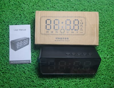 G50 Wireless Bluetooth Speaker With FM Mini Card Mirroralert Clock