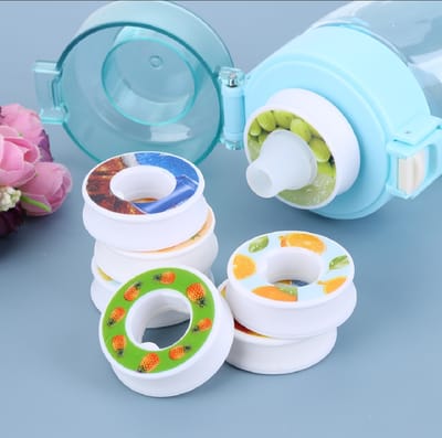 LUSQI 1PC Air Flavor Pods 0 Sugar Healthy Fruit Scent Drink Water Bottle Pod Water Bottle Cup (Only Flavor Ring Pods)