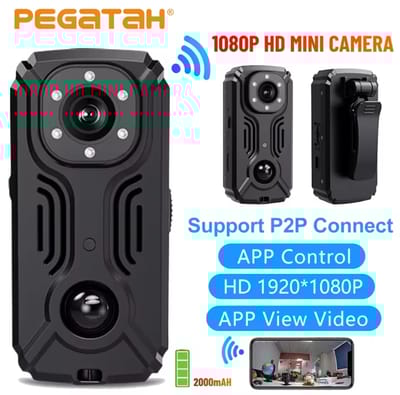 MD37 1080P WiFi Mini Camera IR-CUT Night Vision DVR Mini Camcorder (Body Camera)