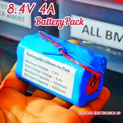 8.4V 4A Band New Battery Pack