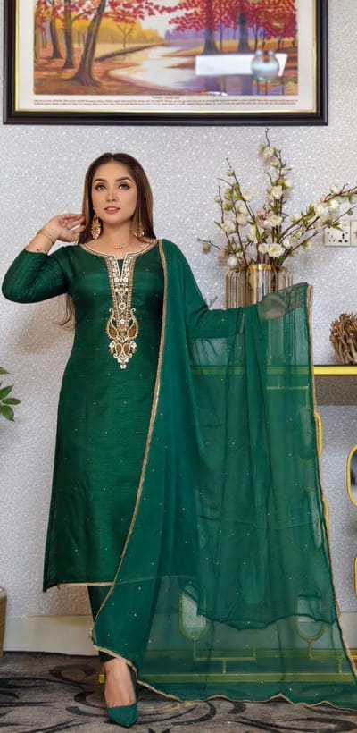 এমব্রয়ডারি থ্রি পিস - Image 1